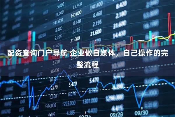 配资查询门户导航 企业做自媒体，自己操作的完整流程